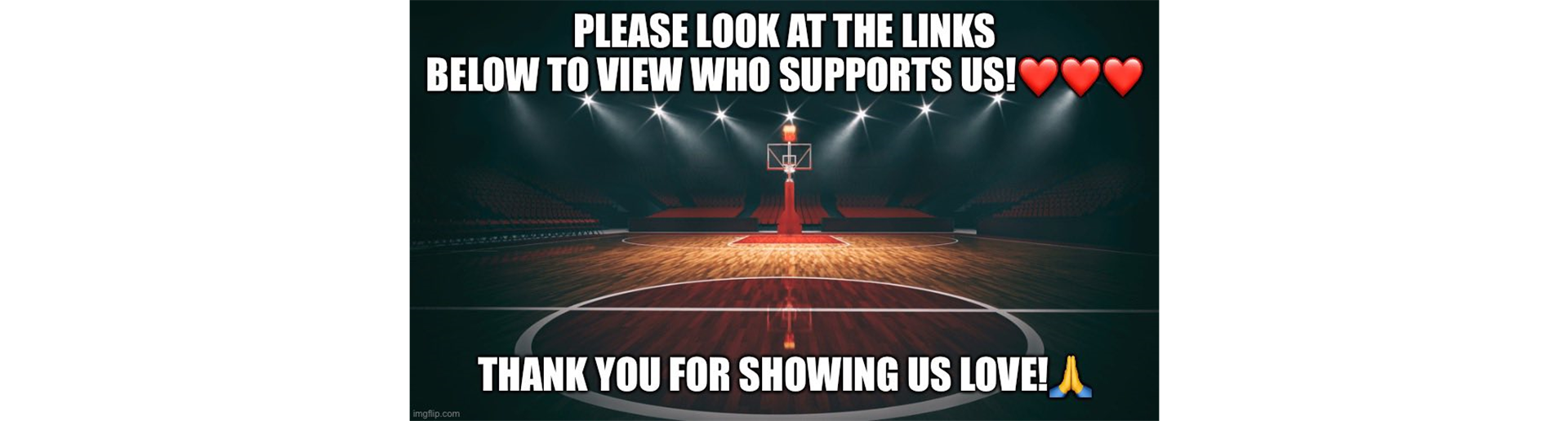 Thank you for Support